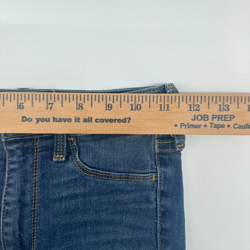 Hollister Jegging Jeans Juniors 1R 25x28 Blue Ultra High Rise Stretch Distressed - Picture 8 of 10